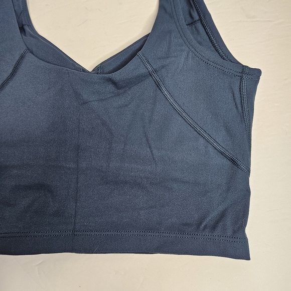 New Attitude Women's Dark Blue Green Long Line Sports Bra NWT Size 4 - Picture 9 of 9